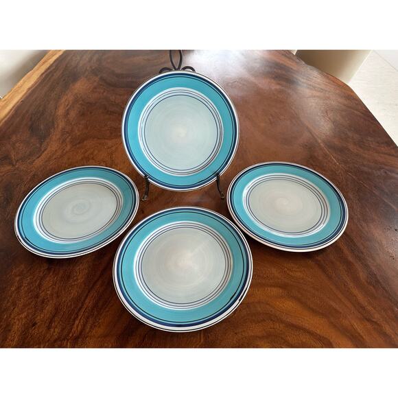 Vintage Cool River Dinner Plates by Pfaltzgraff Set/4 - Picture 3 of 14